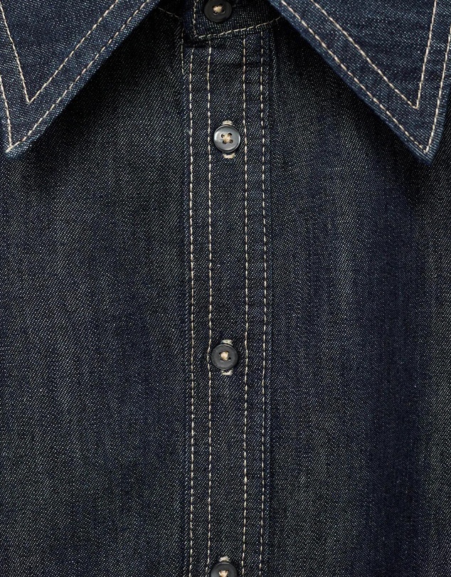 M.N.G - Denim Shirt With Seams