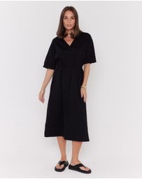 ALEXANDRA - Nix Midi Dress Black