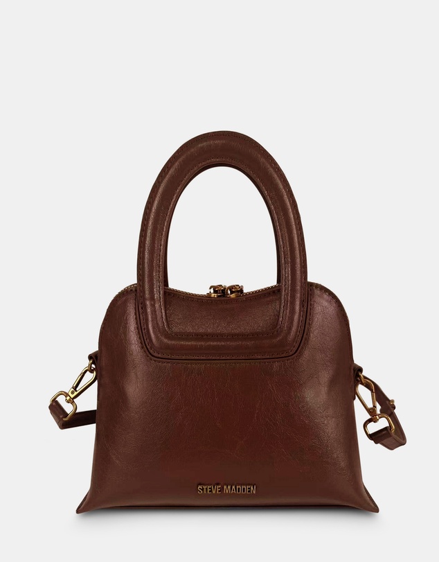 Steve Madden - BRomey Ml Brown Top Handle Bag