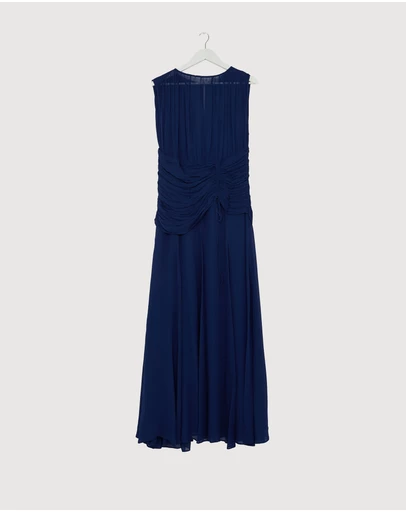Revibe - Repaired Shona Joy Romy High Neck Maxi Dress - AU 14