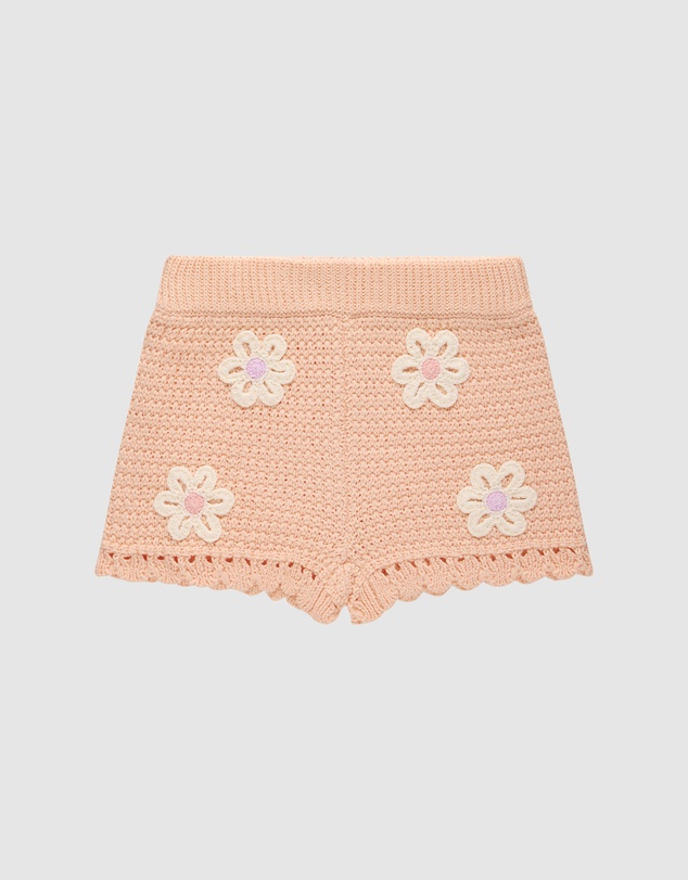 Kynd Baby - Crochet Short in Blooms