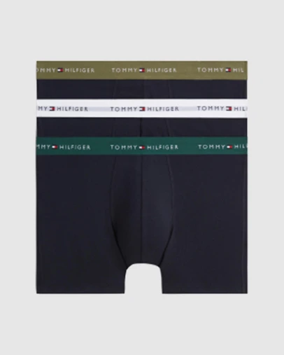 Tommy Hilfiger - 3-Pack Signature Contrast Waistband Boxer Briefs