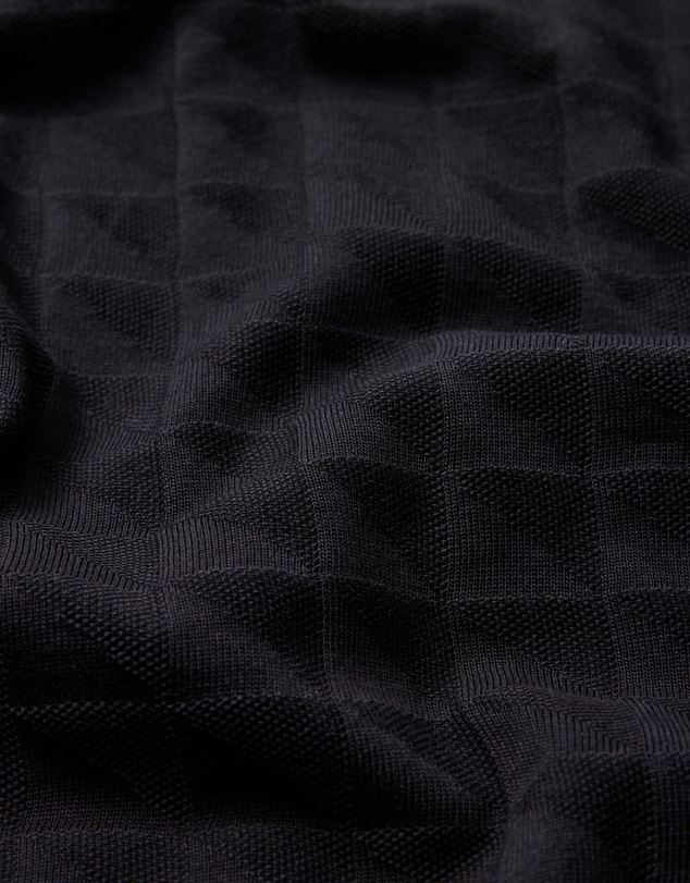 Calibre - Stripe Trim Jacquard T-shirt Black