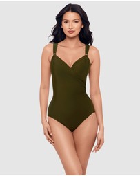 Miraclesuit Swimwear  - Razzle Dazzle Siren Crossover Shaping Swimsuit