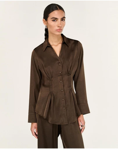 Staple the Label - Solace Satin Shirt