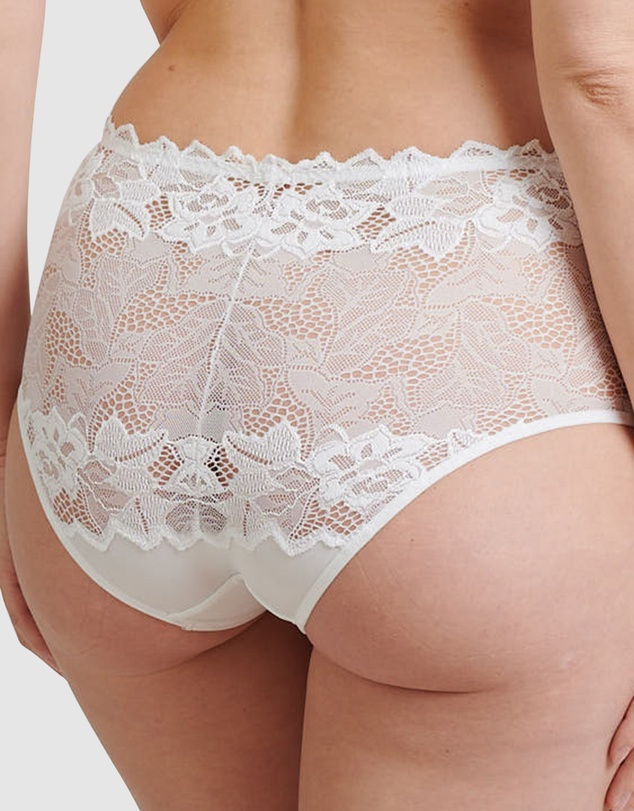 Sans Complexe - Arum Prima Mid Rise Sheer Stretch Lace Brief