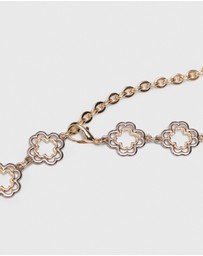 Maje - A Clover Allover Belt