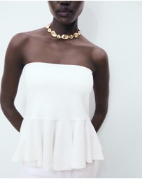 M.N.G - Peplum Top
