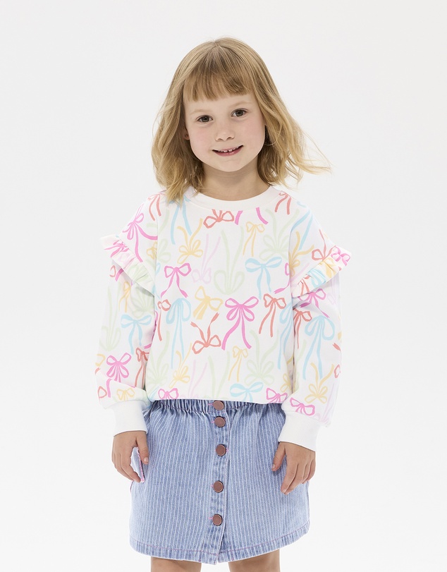 Rock Your Kid - Ribbons Jessica Frill Sweatshirt