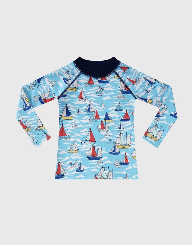 Aqua Blu Kids - Helm Long Sleeve Rash Vest - Babies