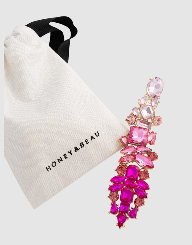 Honey and Beau - Mika Crystal Earring
