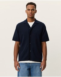 Les Deux - Emmett Arabesque Knitted SS Shirt