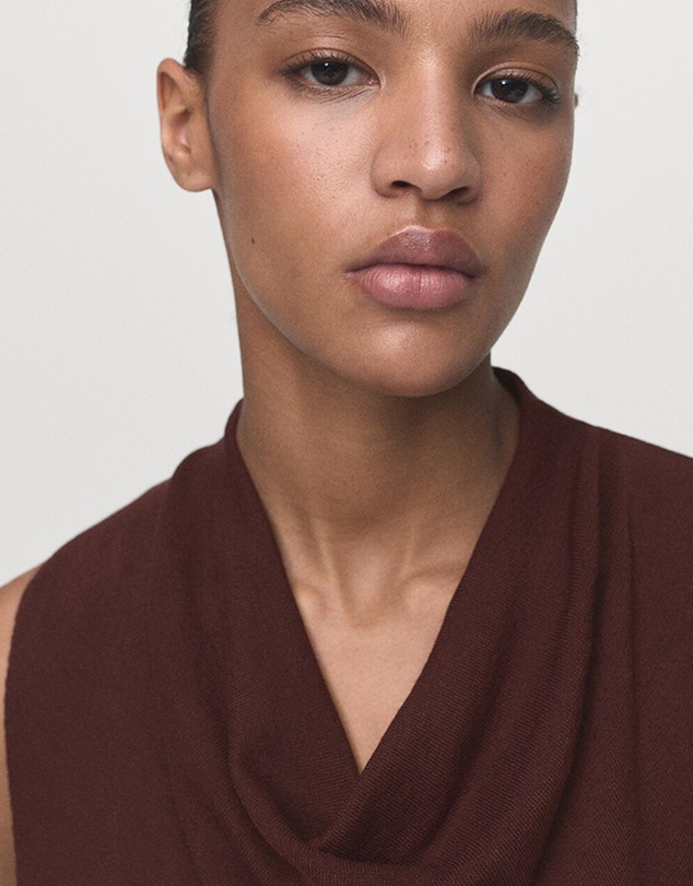 M.N.G - Ruched Knitted Top