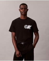 Calvin Klein Jeans - Sport Monogram Logo Graphic Classic T-Shirt