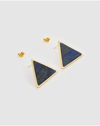 Miz Casa and Co - Geometric Triangle Earrings