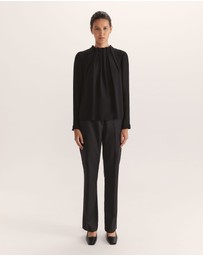 SABA - Willa High Neck Long Sleeve Top