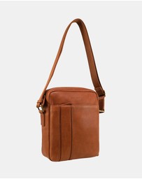 Pierre Cardin - Pierre Cardin Men's Leather Versatile Crossbody Bag