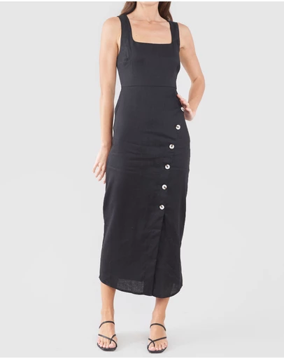 Amelius - Imari Linen Midi Dress
