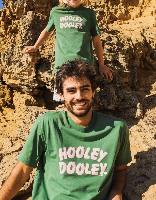 Skwosh - Hooley Dooley Slang Tee in Green