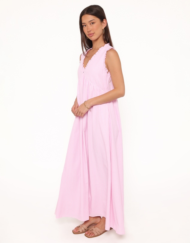 Petal & Pup - Kalan Maxi Dress - Pink Stripe