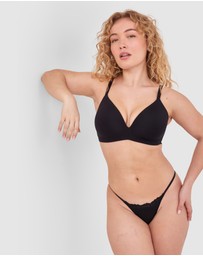 Bras N Things - NKD Lightly Lined Wirefree Bra - Black