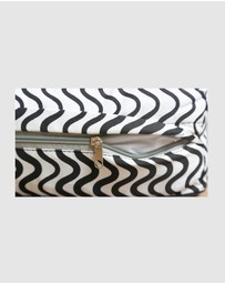 Mog & Bone - Classic Cushion Dog Bed - Black Wave