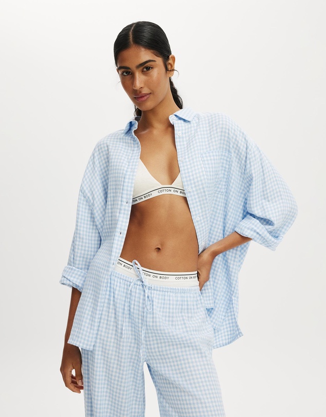 Cotton On Body - Cloud Soft Flannel Oversized Shirt