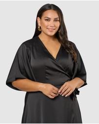 Pink Dusk by Curve Project - Glitz and Glam Maxi Dress