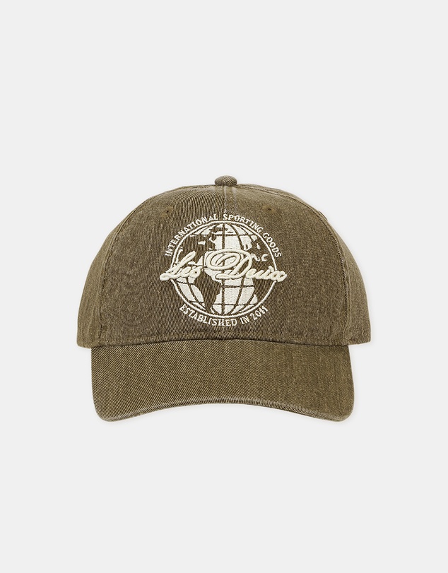 Les Deux - Globe Denim Dad Cap