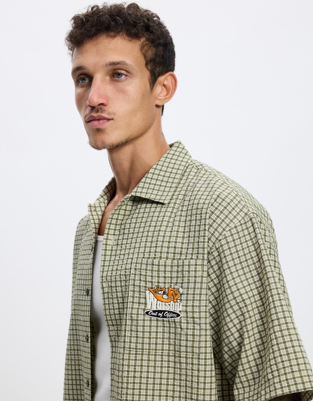 Worship - On Leave Box Fit Cropped SS Shirt