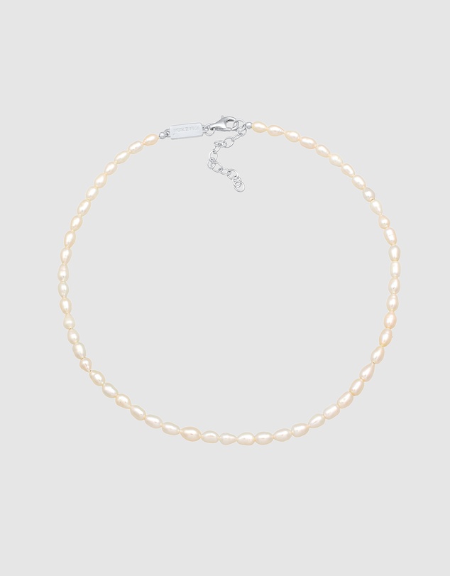 Kuzzoi - ICONIC EXCLUSIVE - Shell Pearl Necklace with Sterling Silver Closure