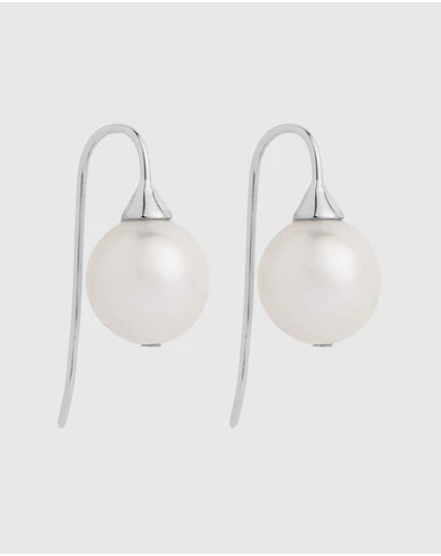 Najo - Luna Silver Pearl Earring