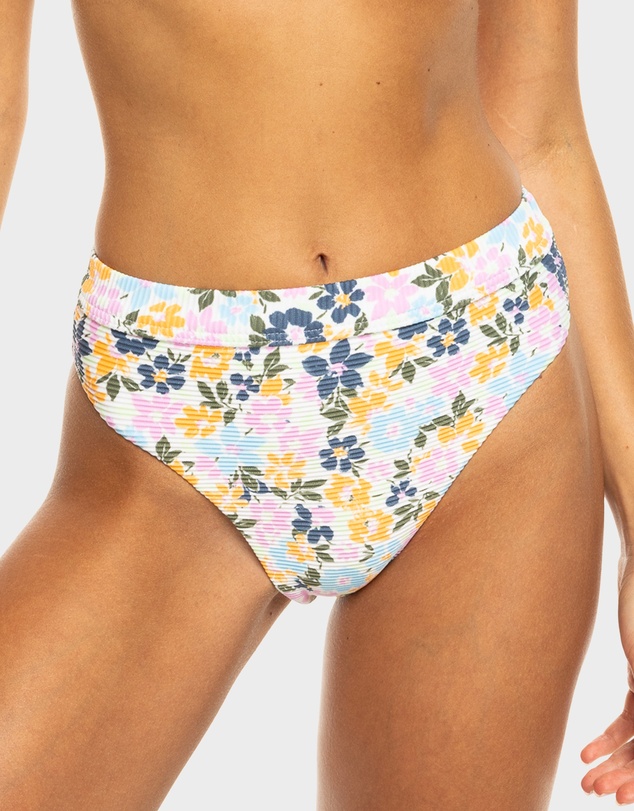Roxy - Womens Salma Mid Waist Bikini Bottom