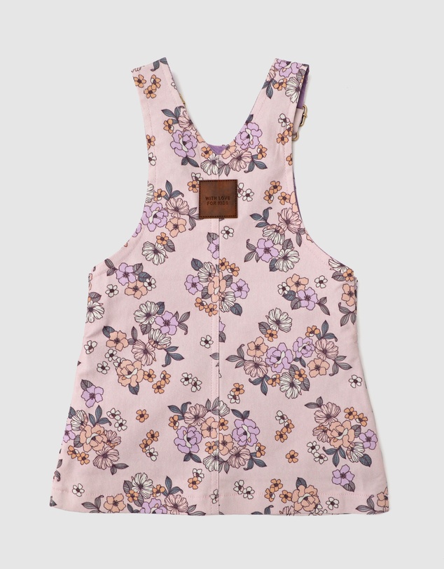 WITH LOVE FOR KIDS - Hazel Denim Pinafore Dress - Babies - Kids