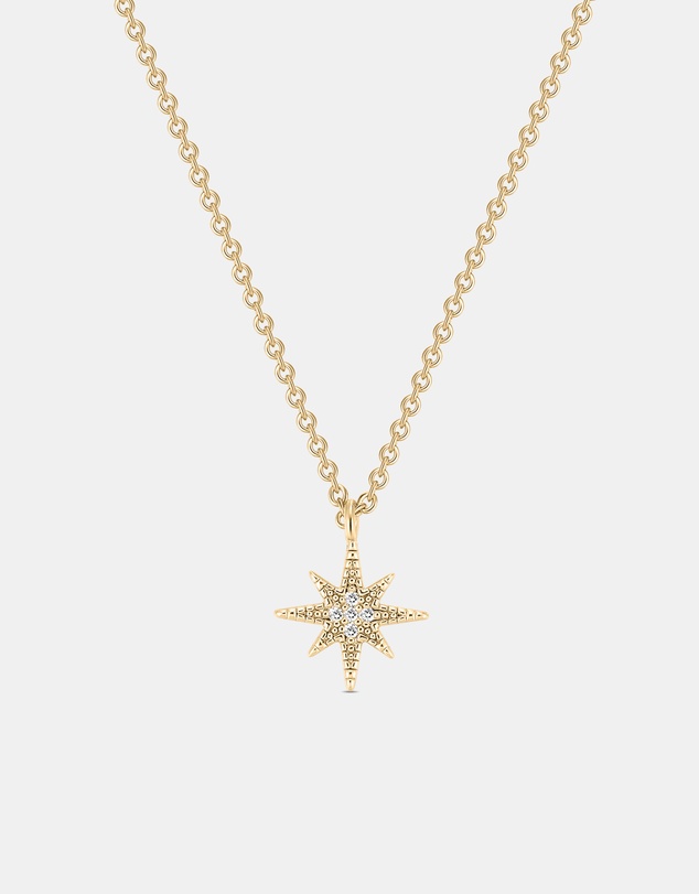Mestige - Starlight Shimmer Necklace - 18K Gold Plated