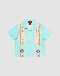 Camilla - SS Cabana Shirt - Kids-Teens