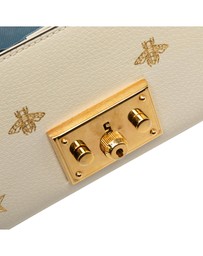 Pre-Loved by Azura Reborn - Pre-Loved Small Leather Bee Star Padlock Crossbody