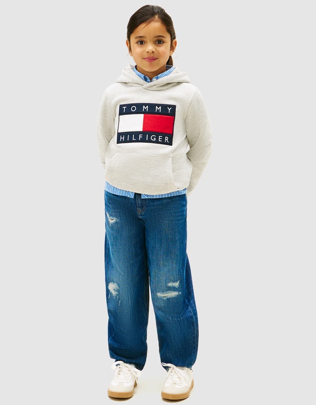 Tommy Hilfiger - Heritage Flag Badge Terry Hoodie - Kids