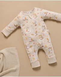 Purebaby - Thick Pyjama Sleep Growsuit -Kids-Babies