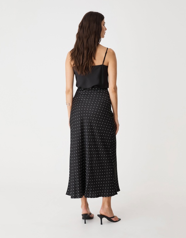 Forcast - Courtney Bias Satin Skirt