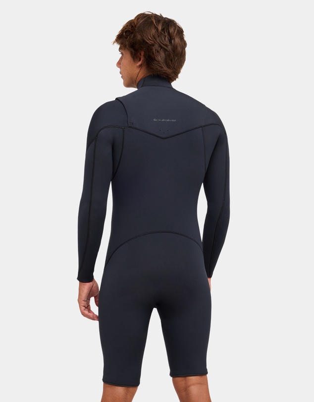 Quiksilver - Mens 2/2mm Everyday Sessions Chest Zip Long Sleeve Springsuit