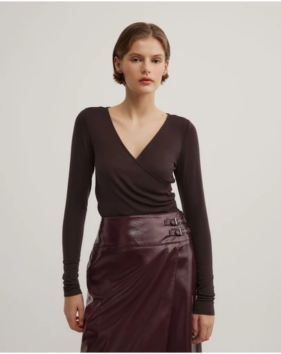 Witchery - Wrap Jersey Top