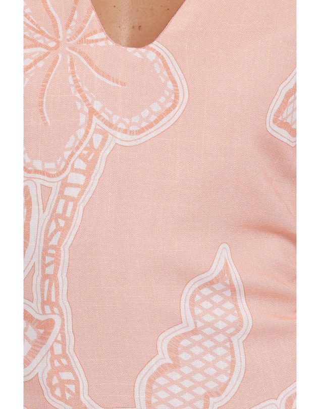 Petal & Pup - Tamika Mini Dress - Peach Floral