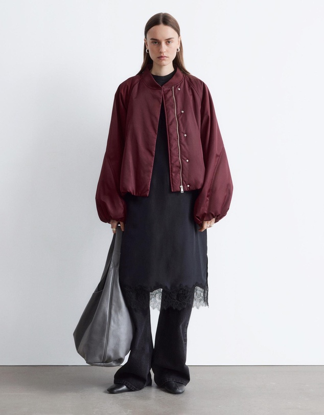 & Other Stories - Voluminous-Sleeve Bomber Jacket