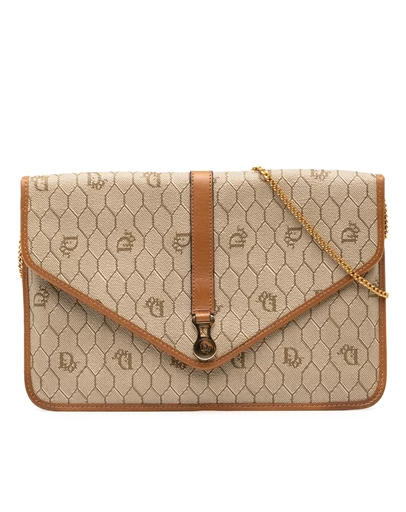 Pre-Loved by Azura Reborn - Pre-Loved Honeycomb Coated Canvas Chain Crossbody