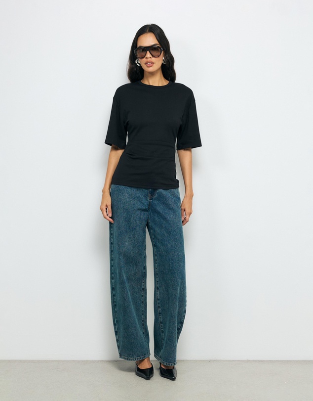 AERE - Mara Gathered Waist Top
