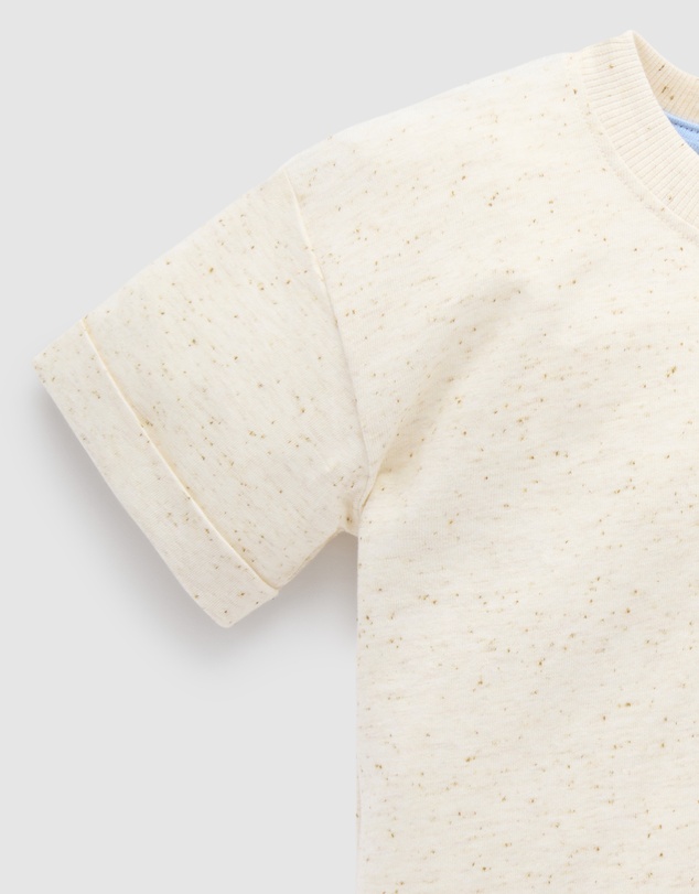 Purebaby - Henley Tee -Kids-Babies