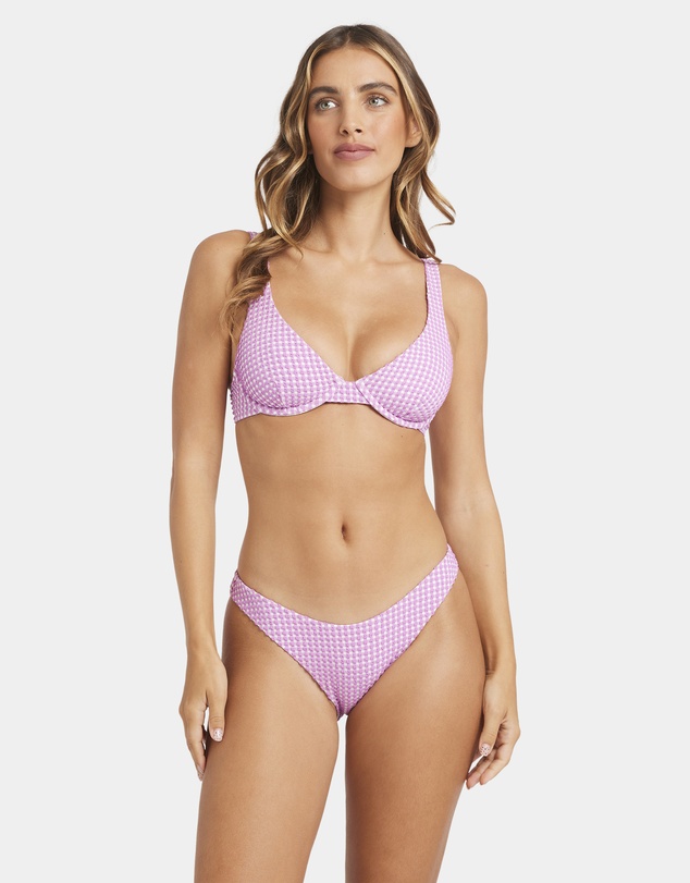 Billabong - Womens Mini Wave Check Hike Bikini Bottom