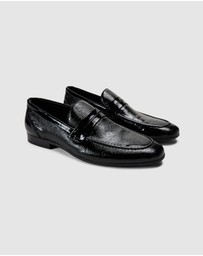Politix - Patent Saffiano Texture Loafers