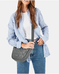 Pierre Cardin - Pierre Cardin Ladies Nylon Crescent Cross-Body Bag